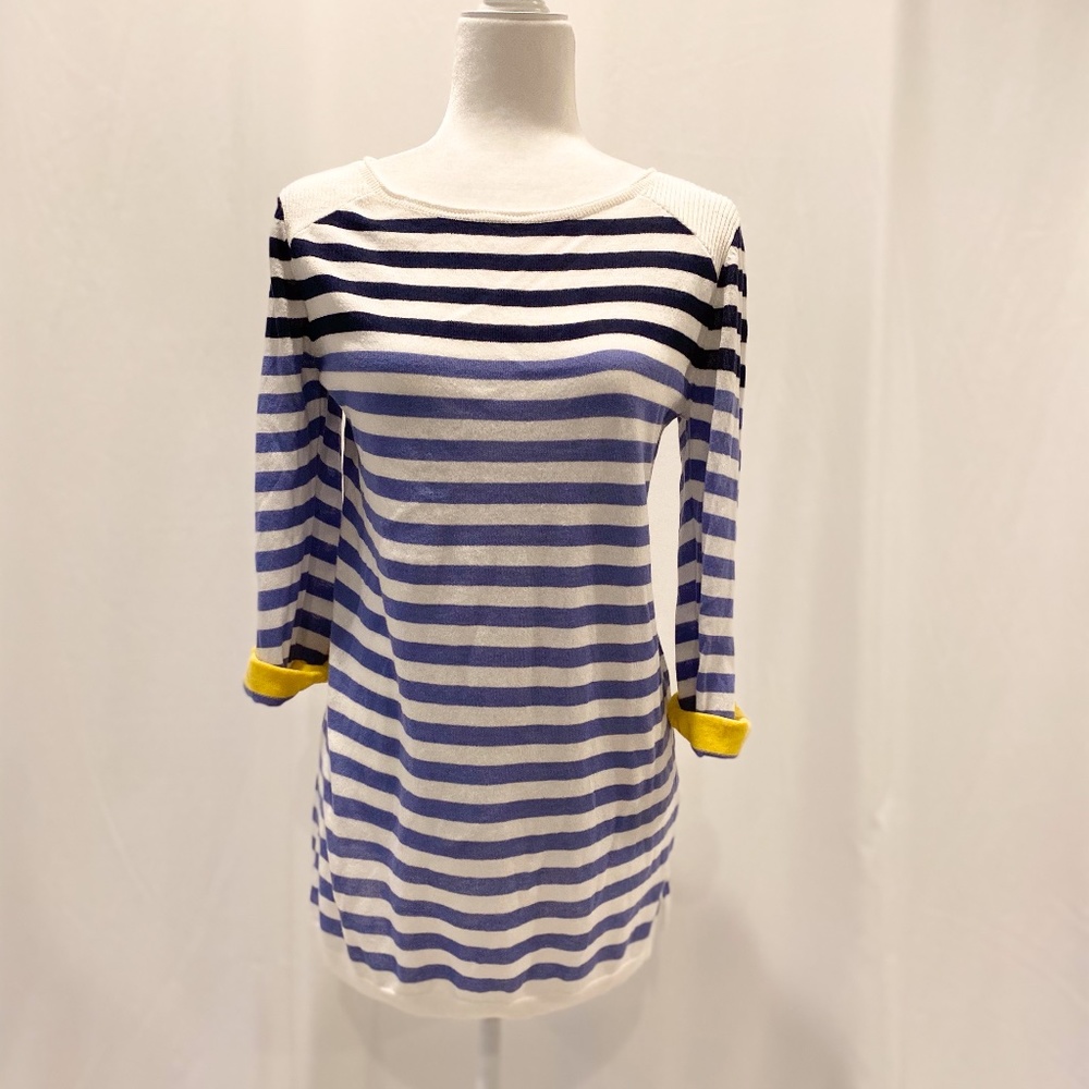 NWT Caslon Striped Sweatshirt